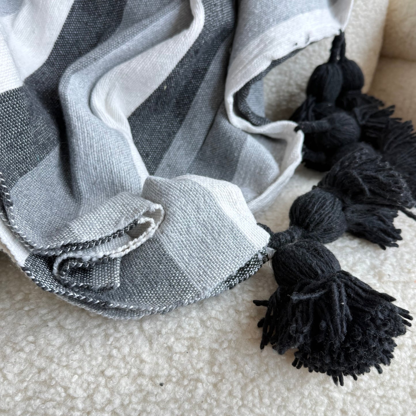 Black Gray and White Stripe