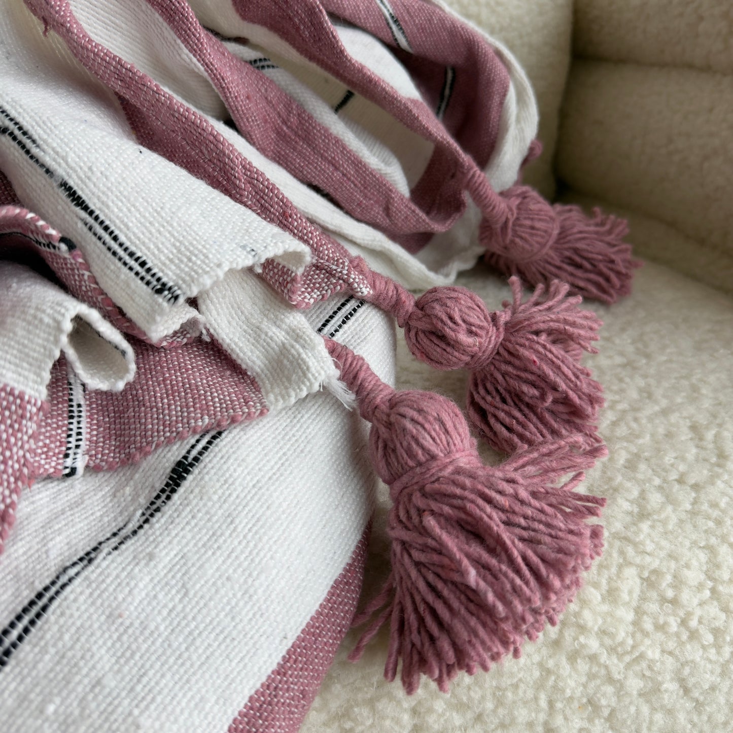 Pink and White Stripe