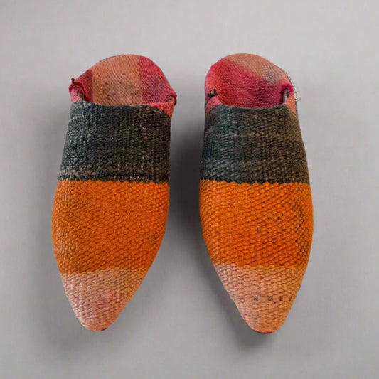 Kilim Pointed-Toe Slipper